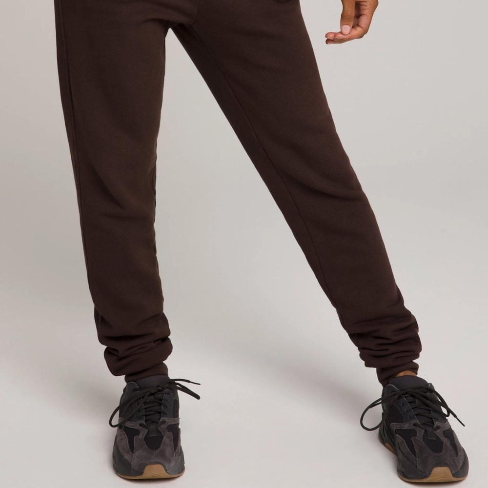 Good American Brown Sweatpant Joggers